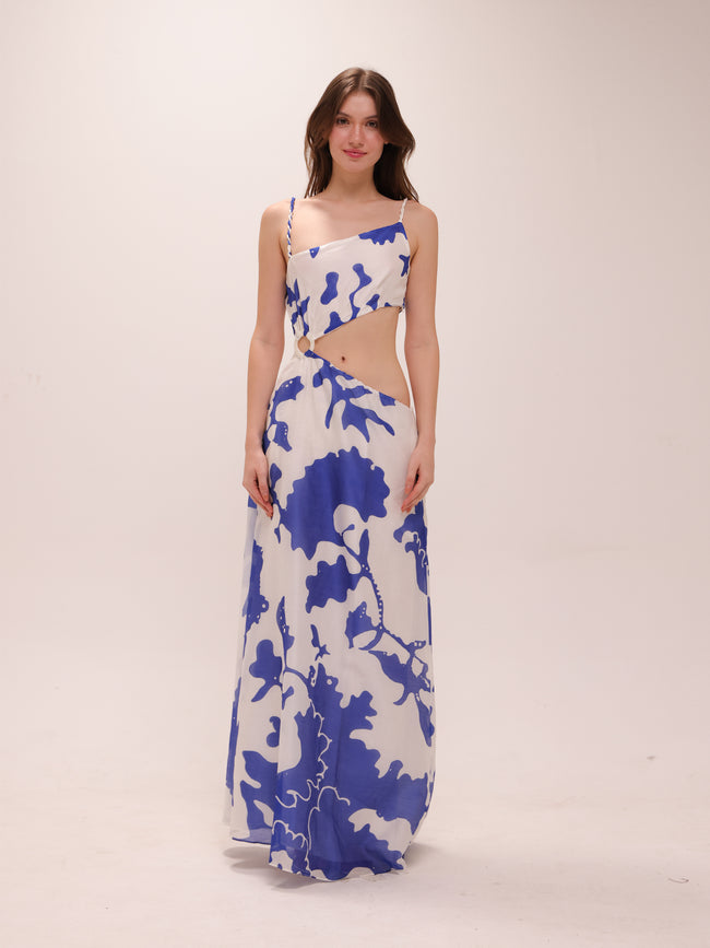 Vivi Asymmetrical Cut Out Dress