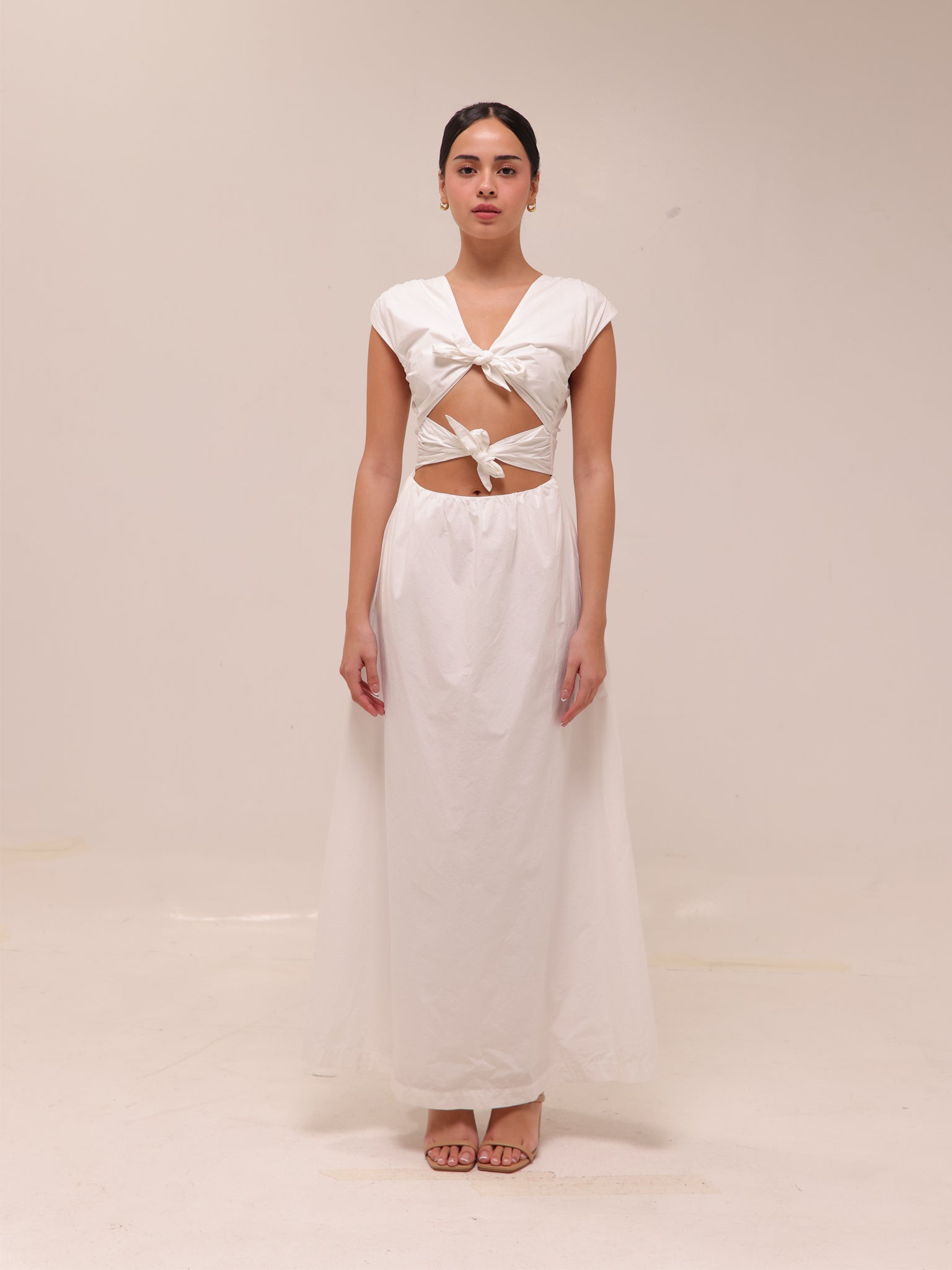Ania Tie Midi Dress