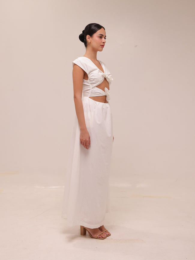 Ania Tie Midi Dress