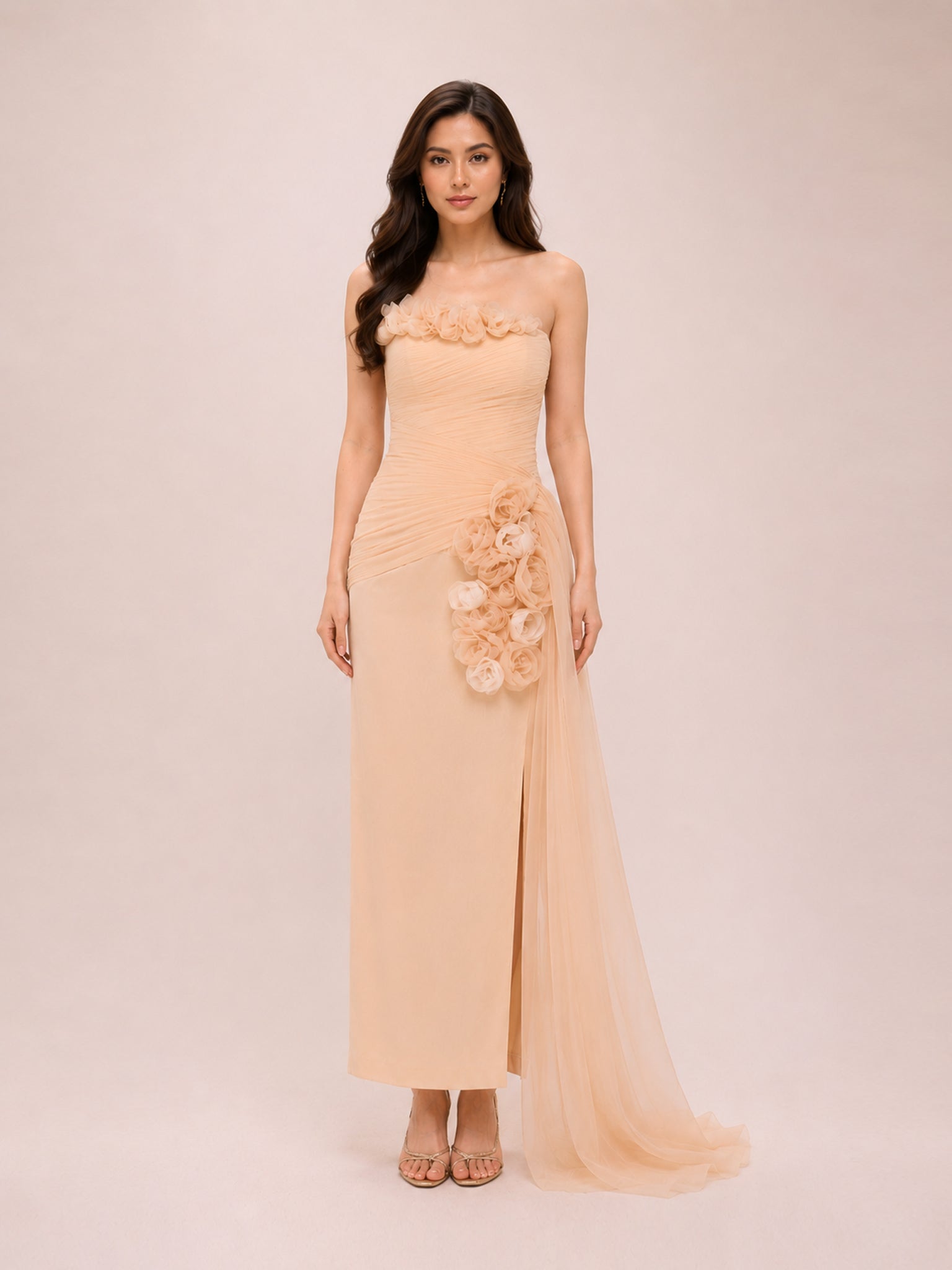 Champagne Bloom Gown