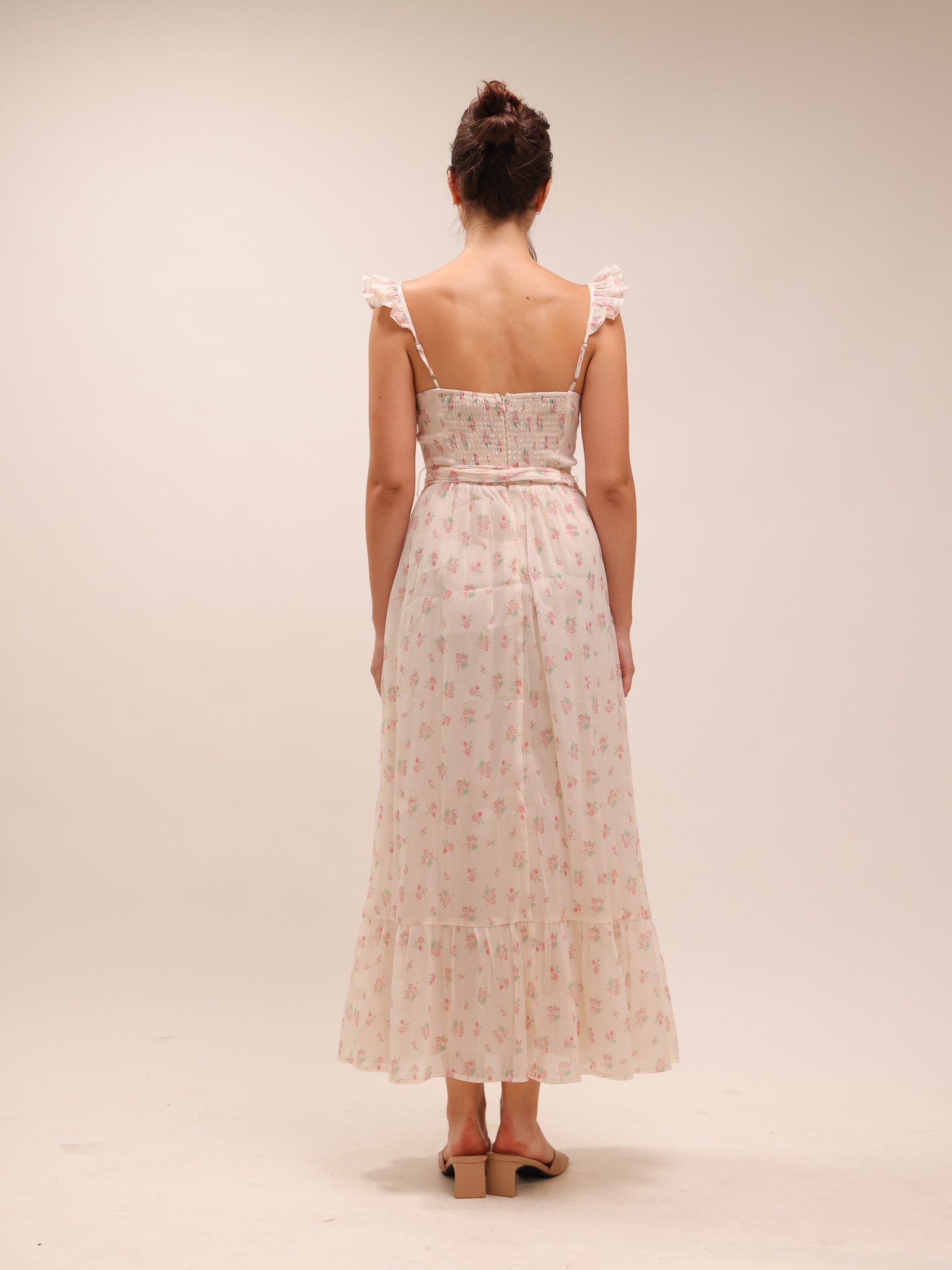 Mallory Long Floral Dress