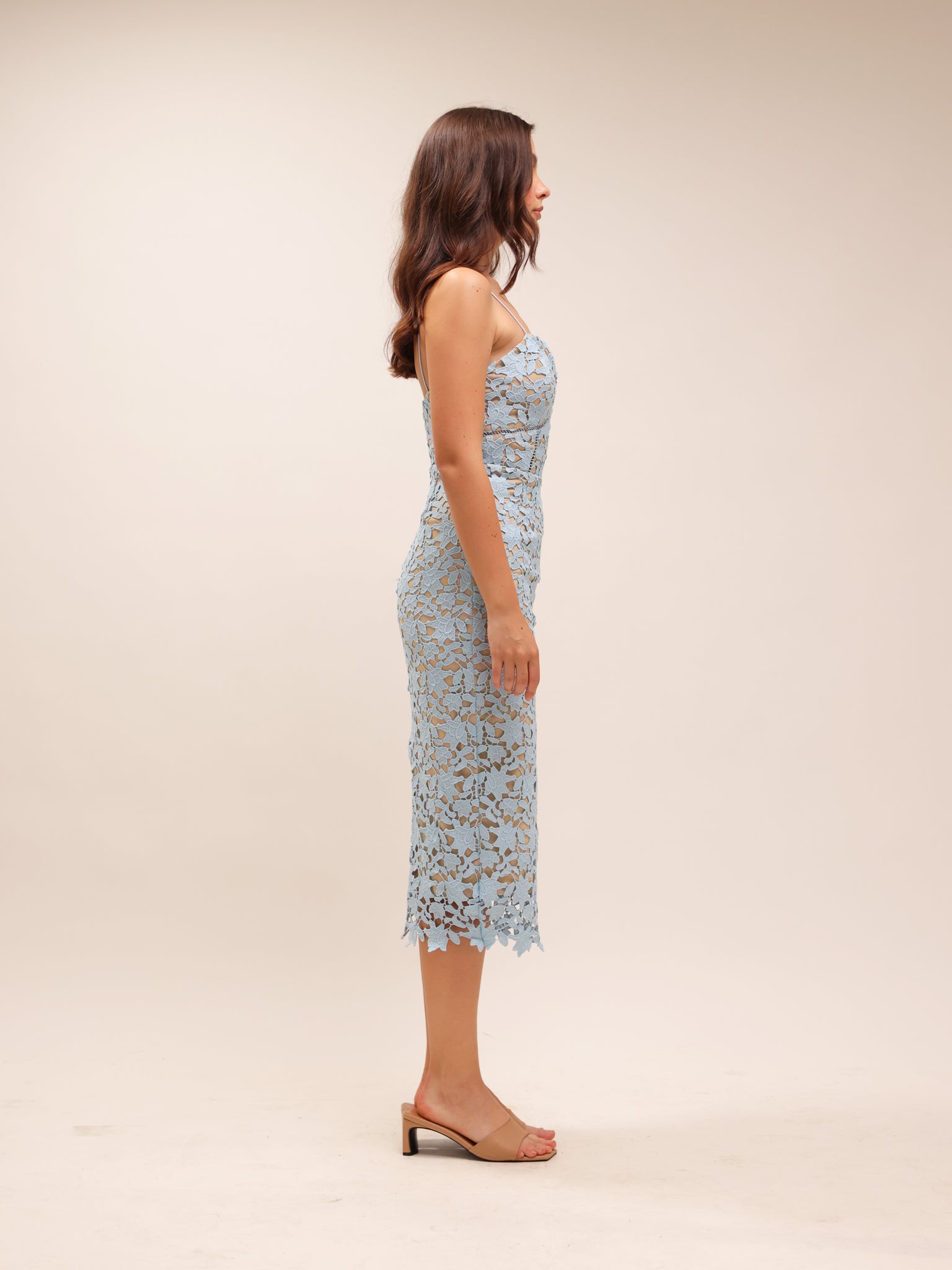 Bluebell Lace Midi Dress