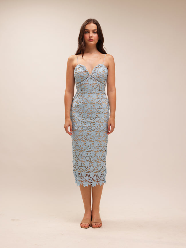 Bluebell Lace Midi Dress