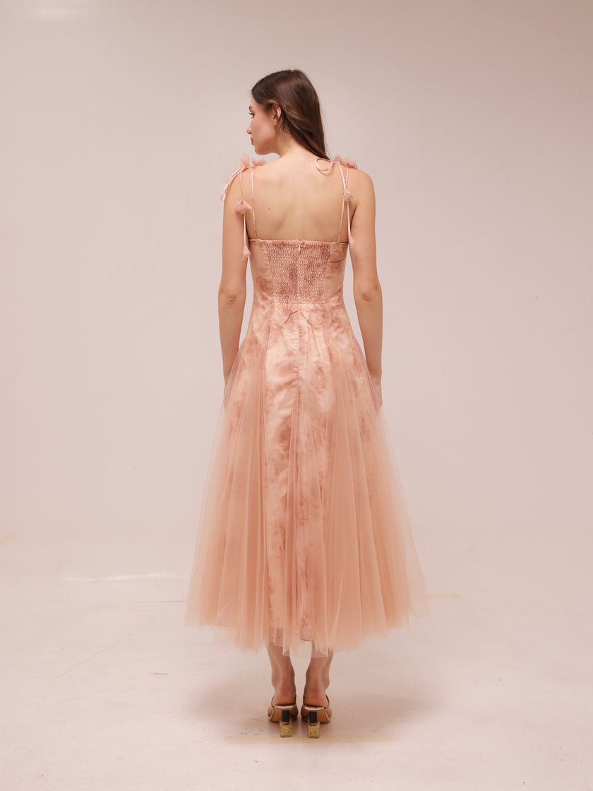 Rosalie Tulle Midi Dress