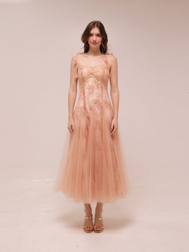 Rosalie Tulle Midi Dress