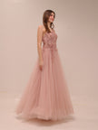 Fleur Appliqué Gown