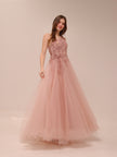 Fleur Appliqué Gown