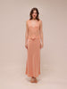 Visions Lace Deep V Maxi Dress