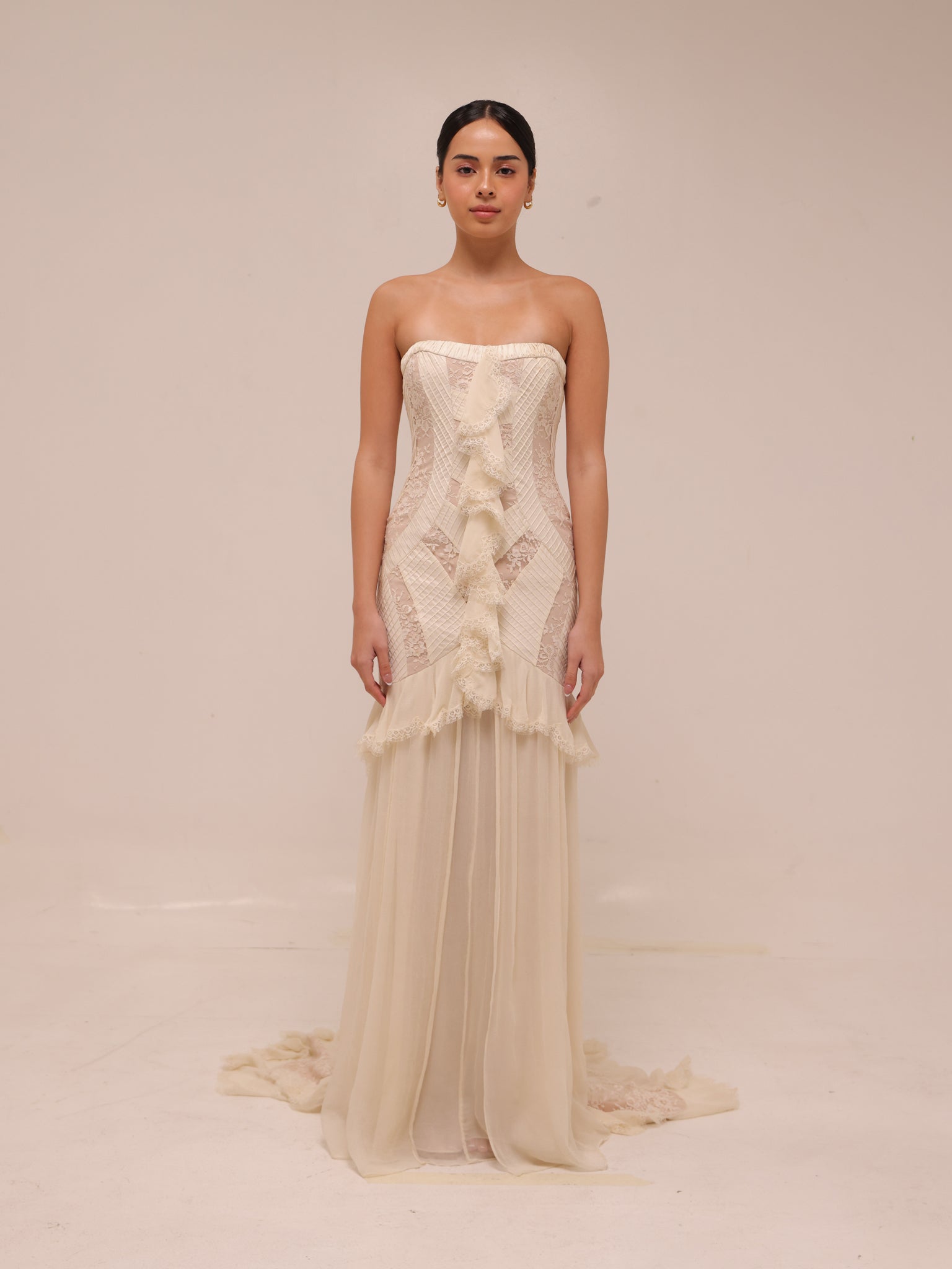 The Delphine Lace Gown
