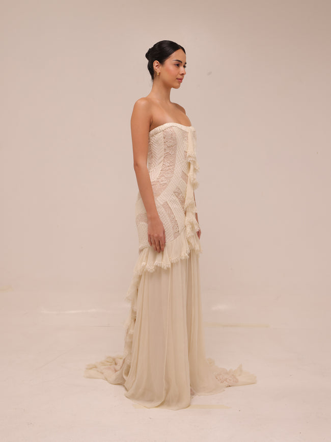 The Delphine Lace Gown