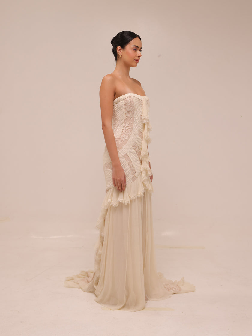 The Delphine Lace Gown