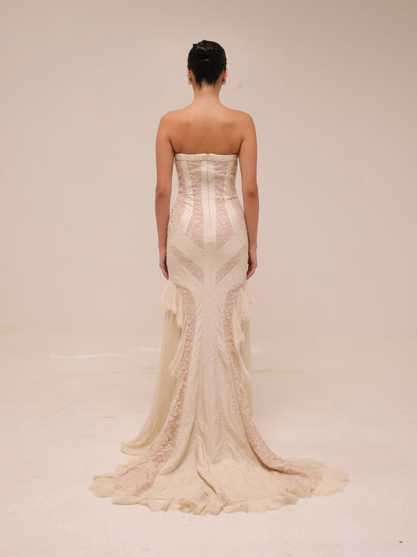 The Delphine Lace Gown