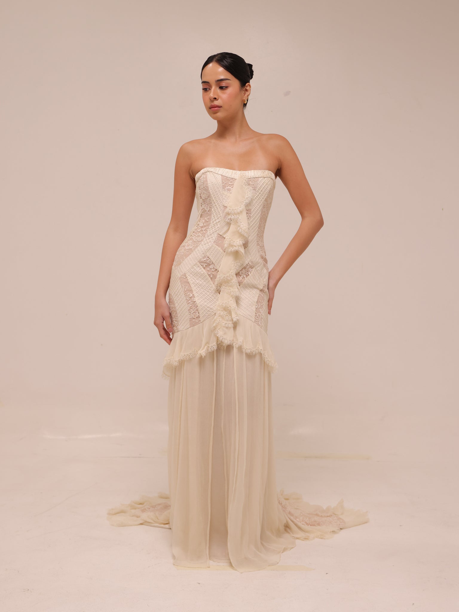 The Delphine Lace Gown