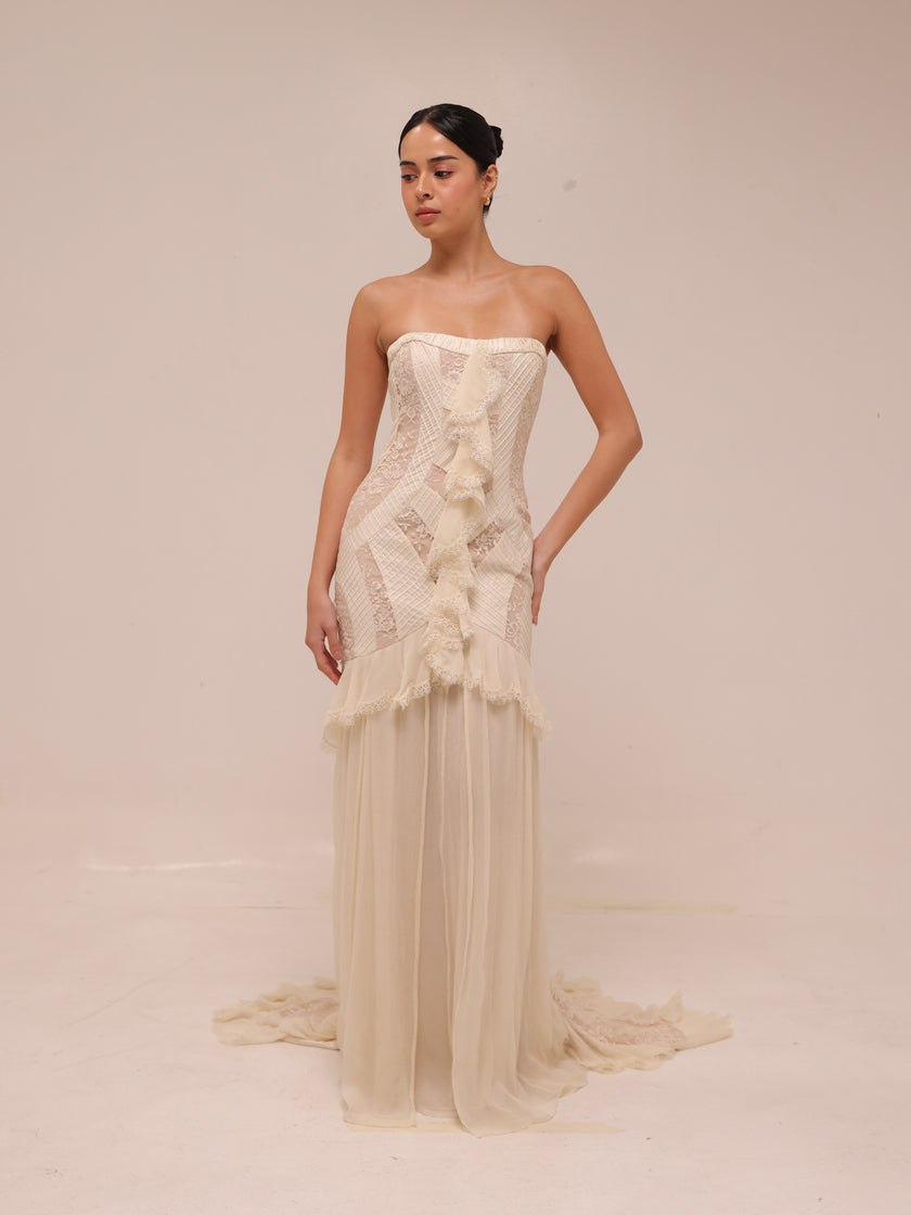 The Delphine Lace Gown