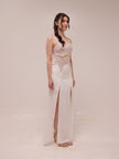Aveline Sheer Lace Dress