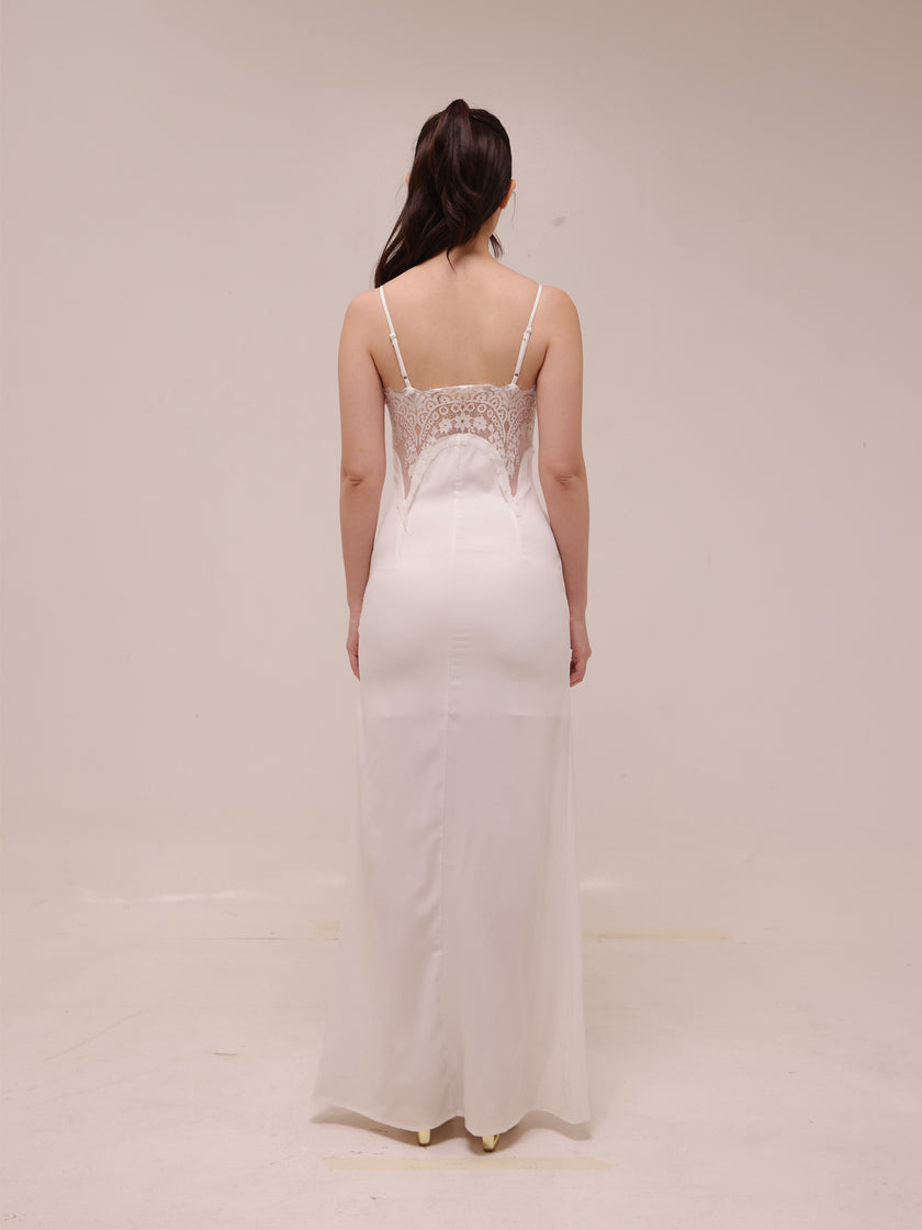 Aveline Sheer Lace Dress
