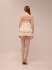 Genevieve Bow Dress in Cream