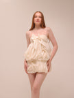Genevieve Bow Dress in Cream