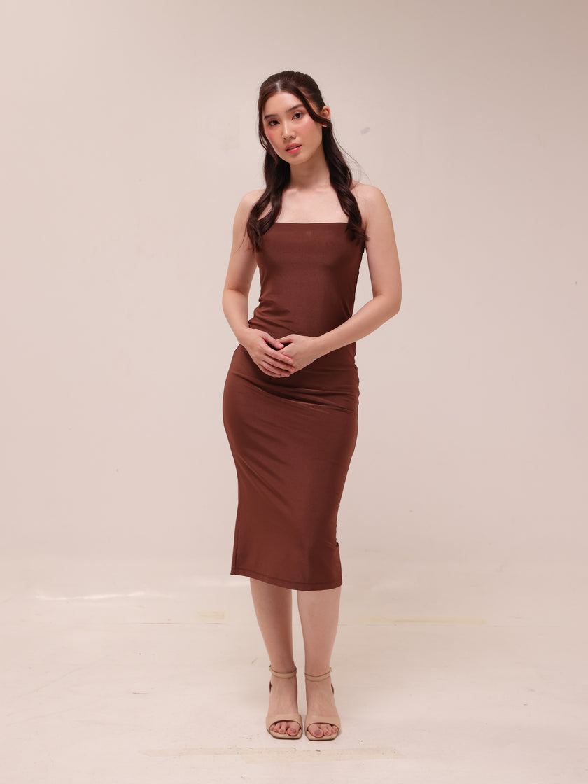 Bandeau Tub Midi Dress