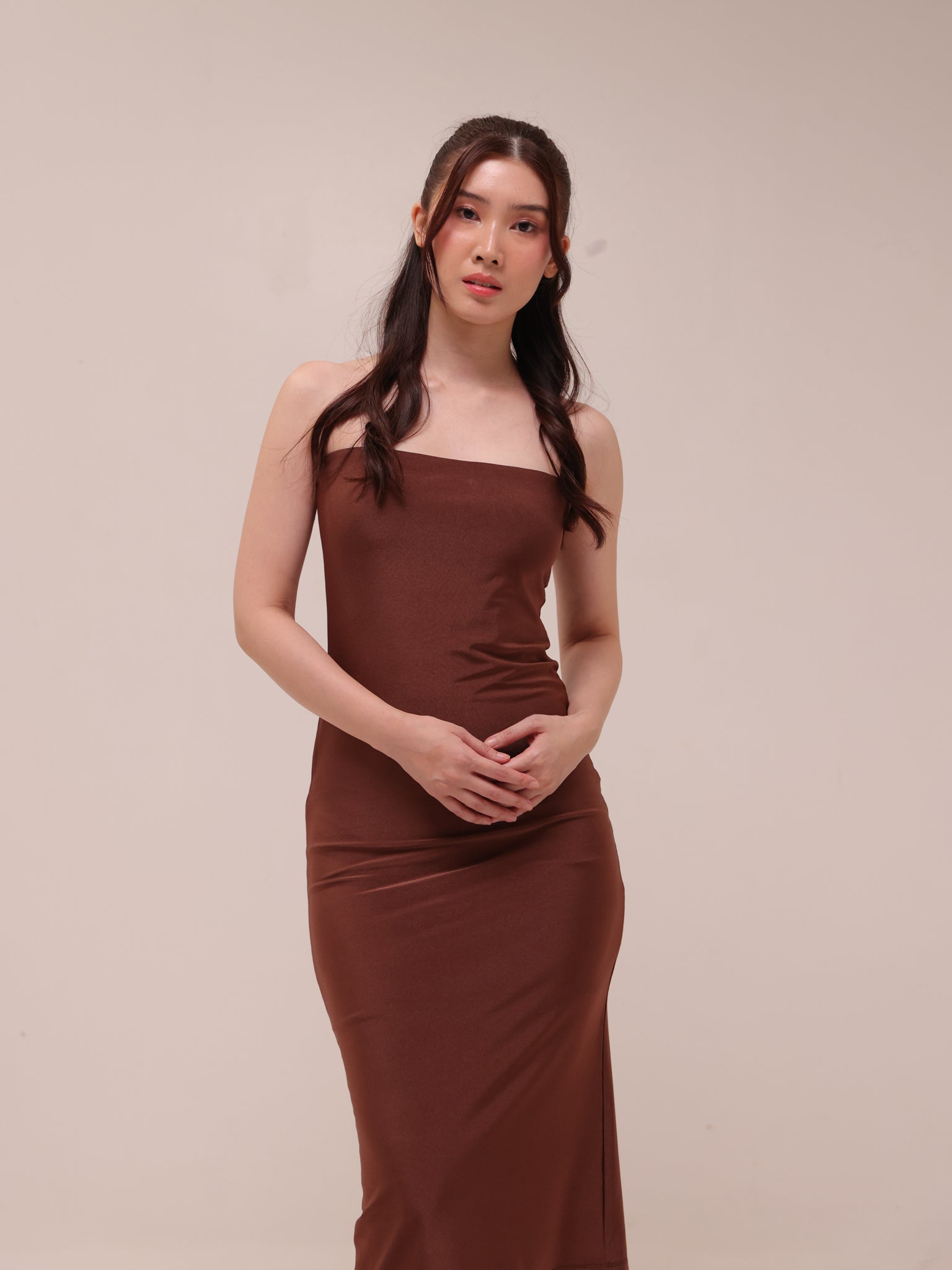 Bandeau Tub Midi Dress