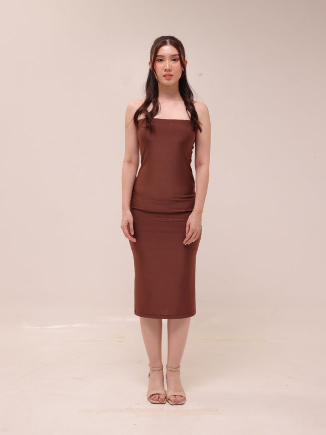 Bandeau Tub Midi Dress