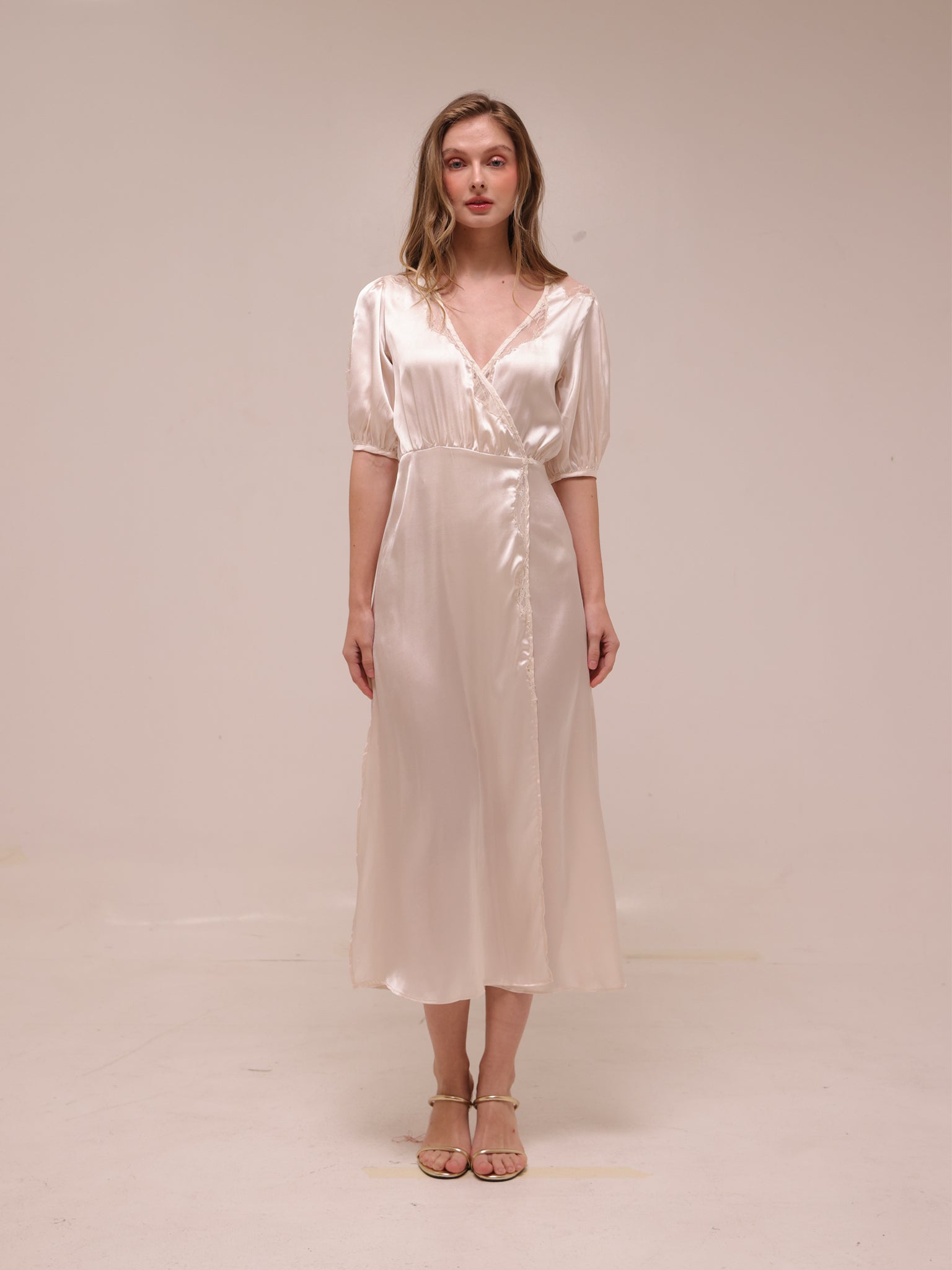 Wrap Midi Dress