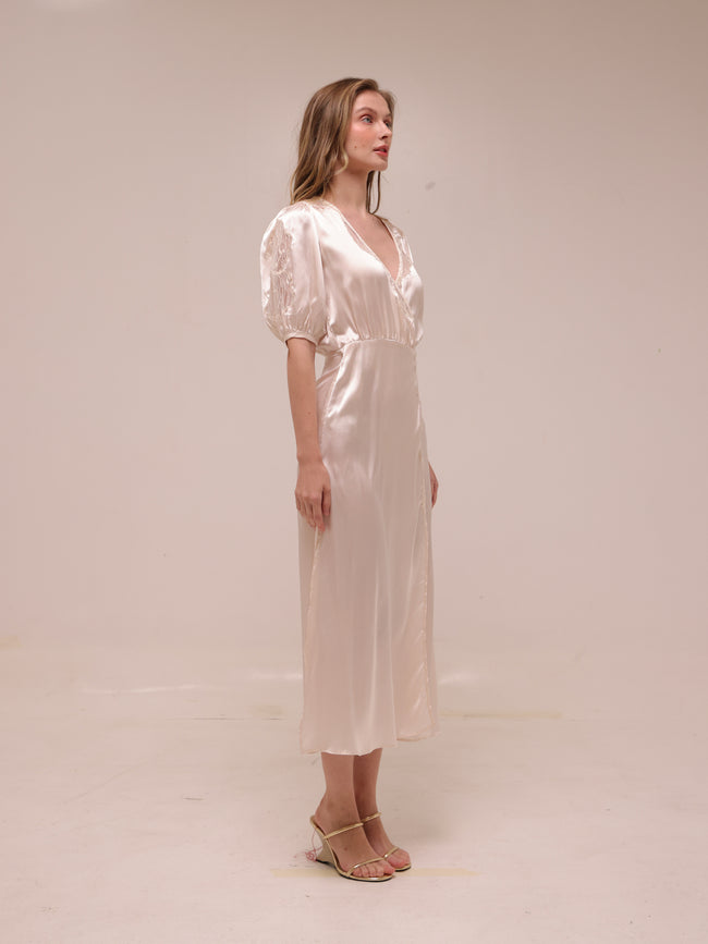 Wrap Midi Dress