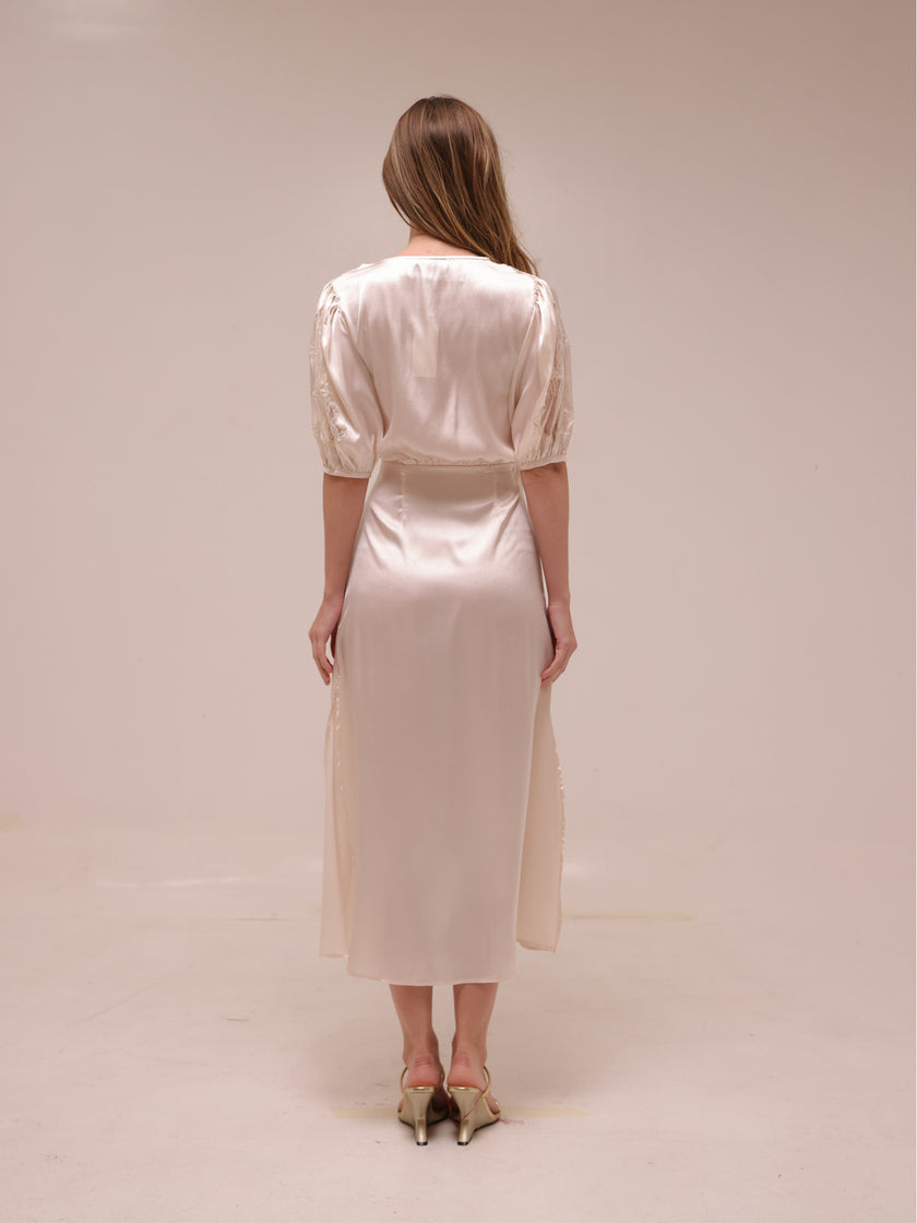 Wrap Midi Dress