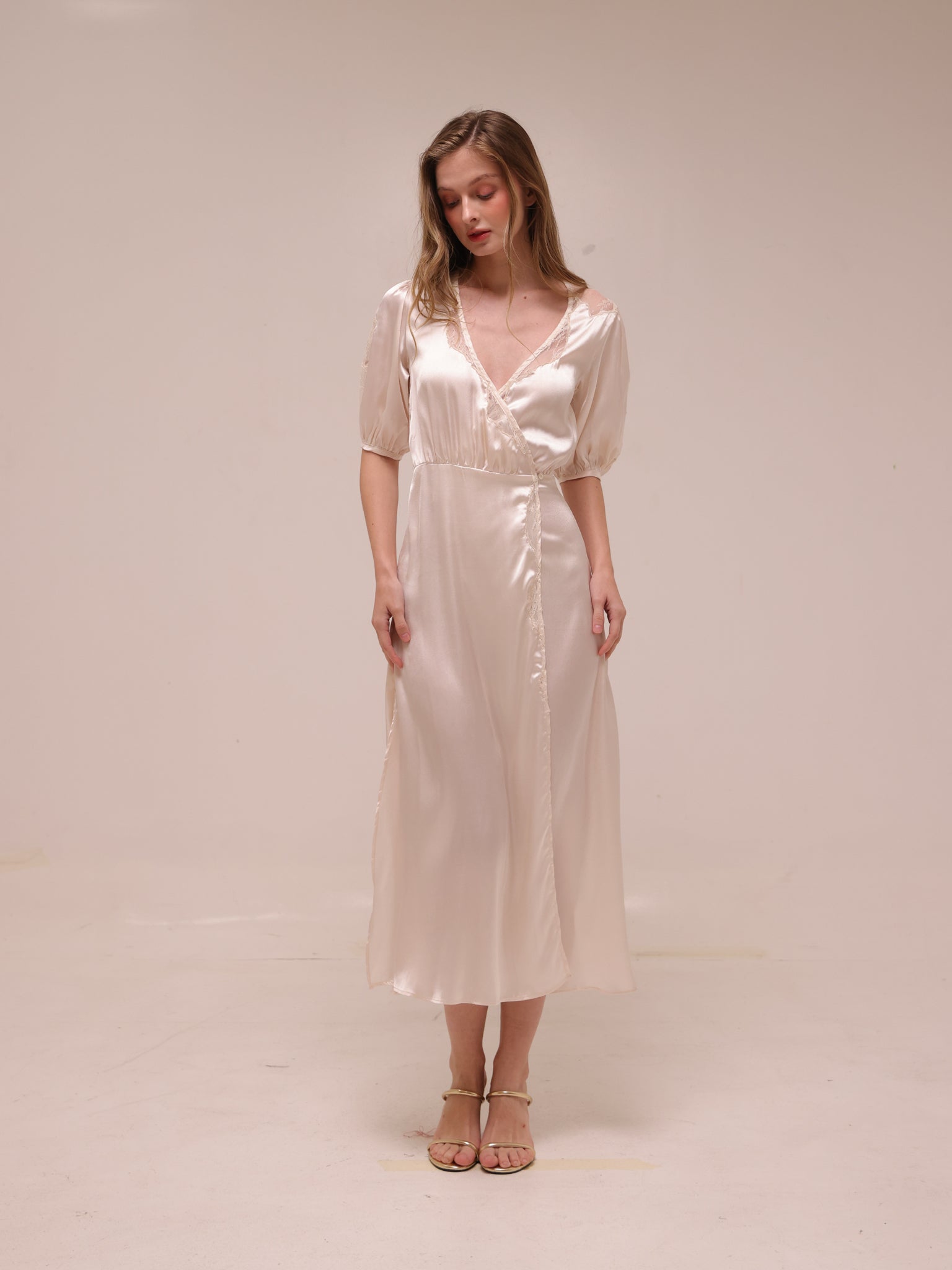 Wrap Midi Dress