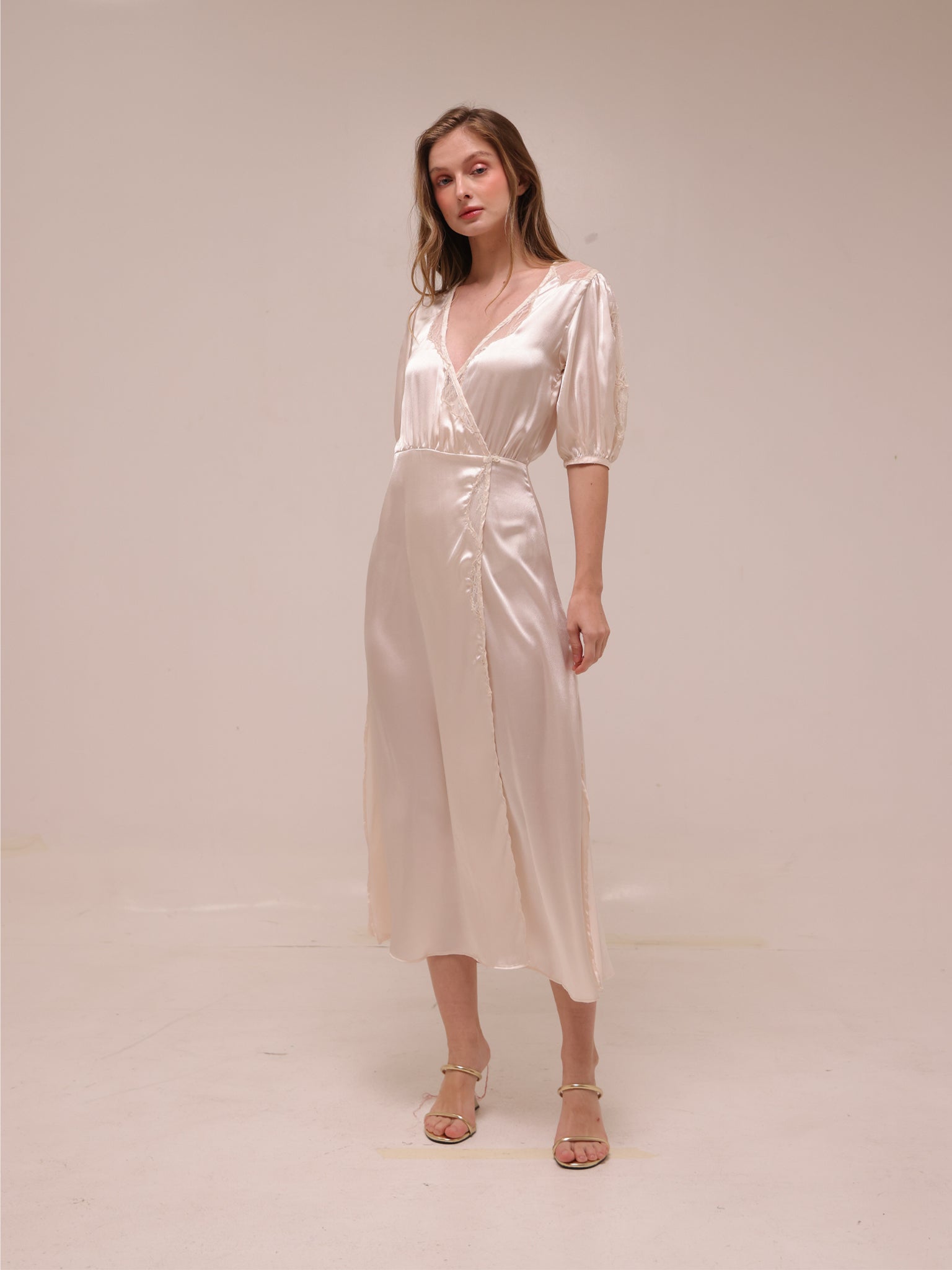 Wrap Midi Dress