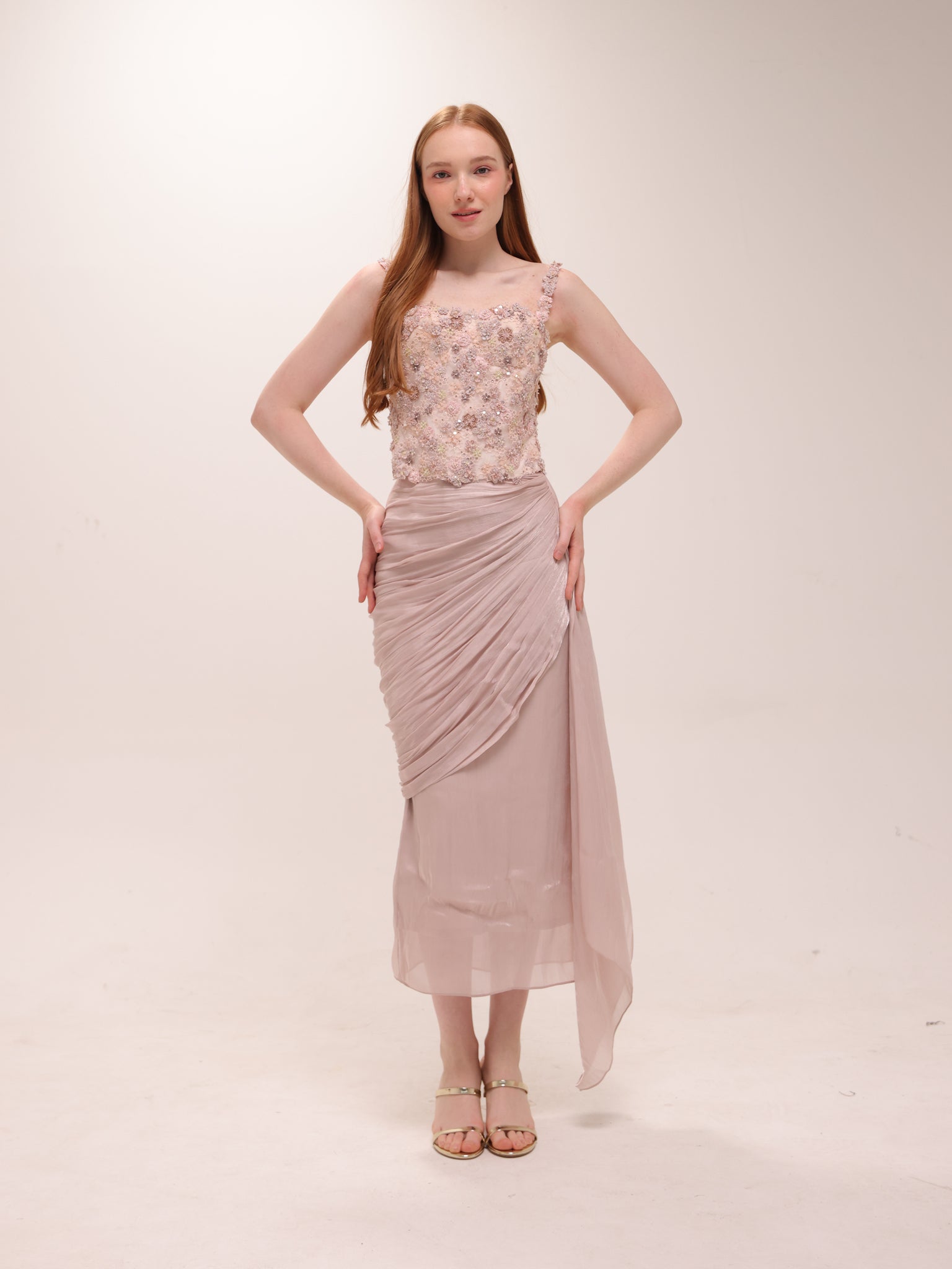 The Rosalie Set in Blush Veil