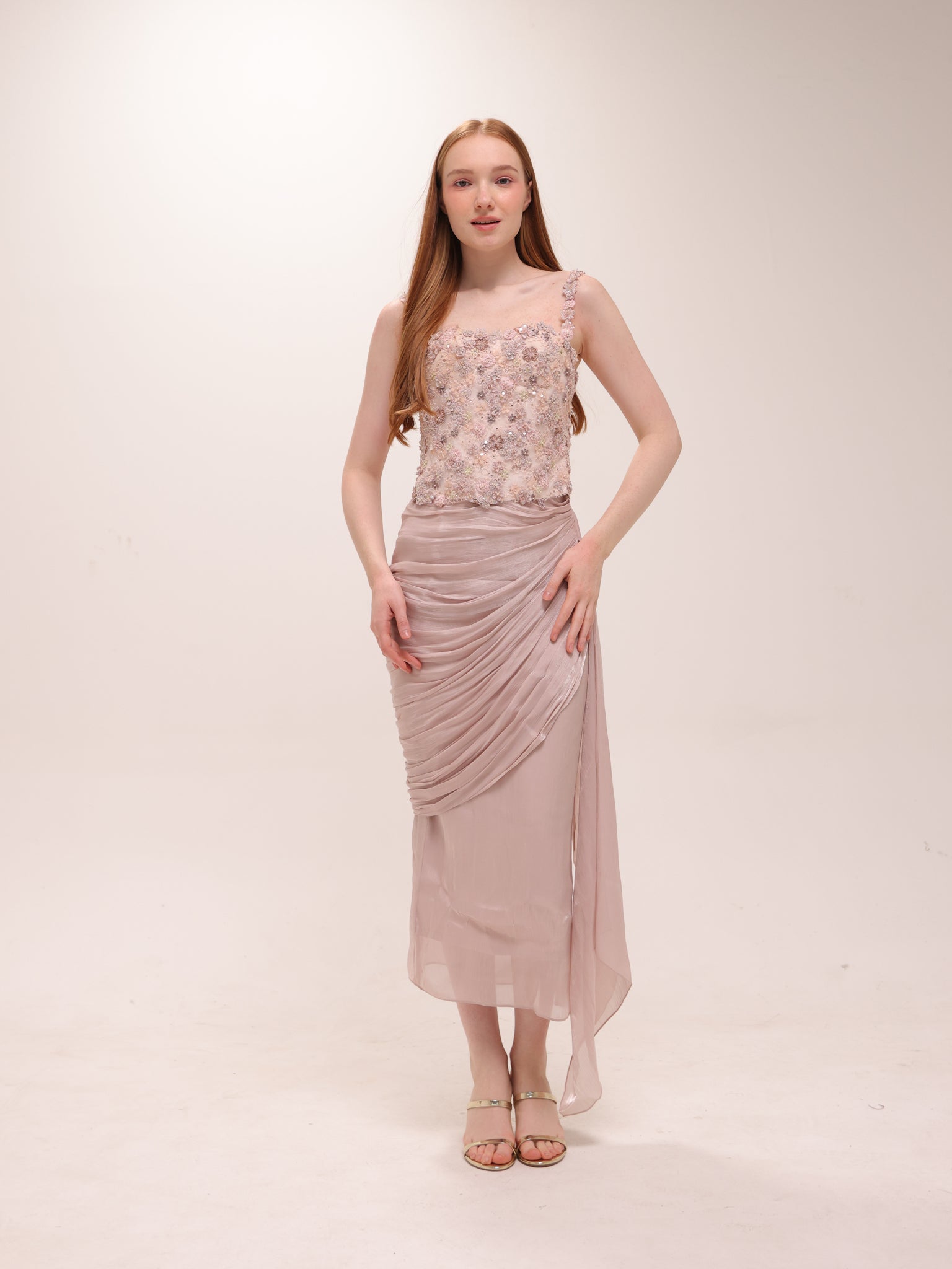 The Rosalie Set in Blush Veil