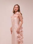 Amara Petal Sleeve Gown