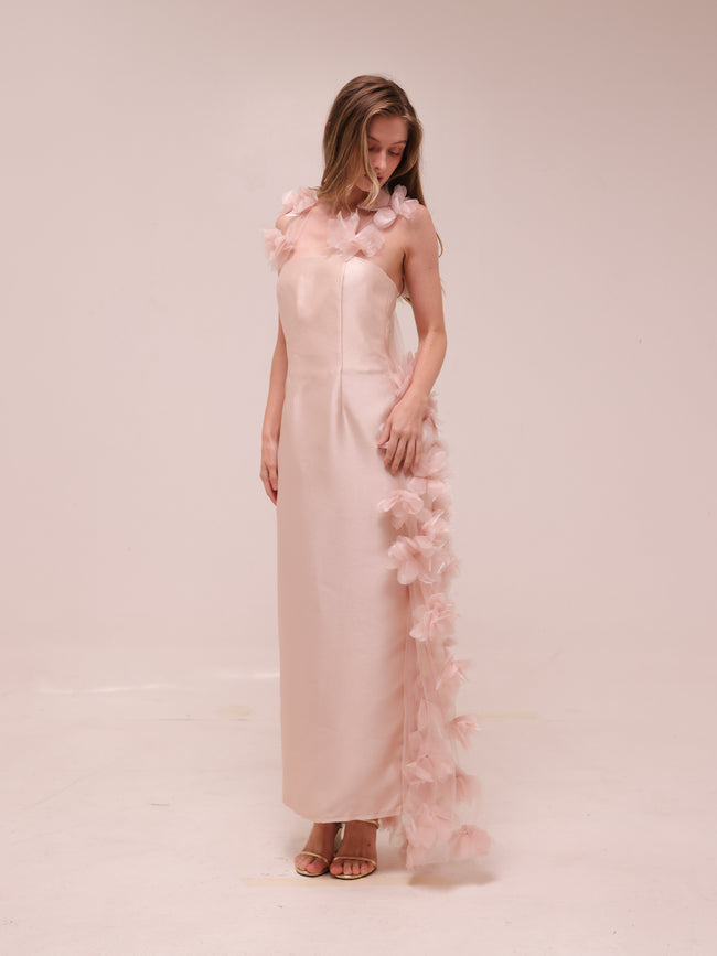 Amara Petal Sleeve Gown