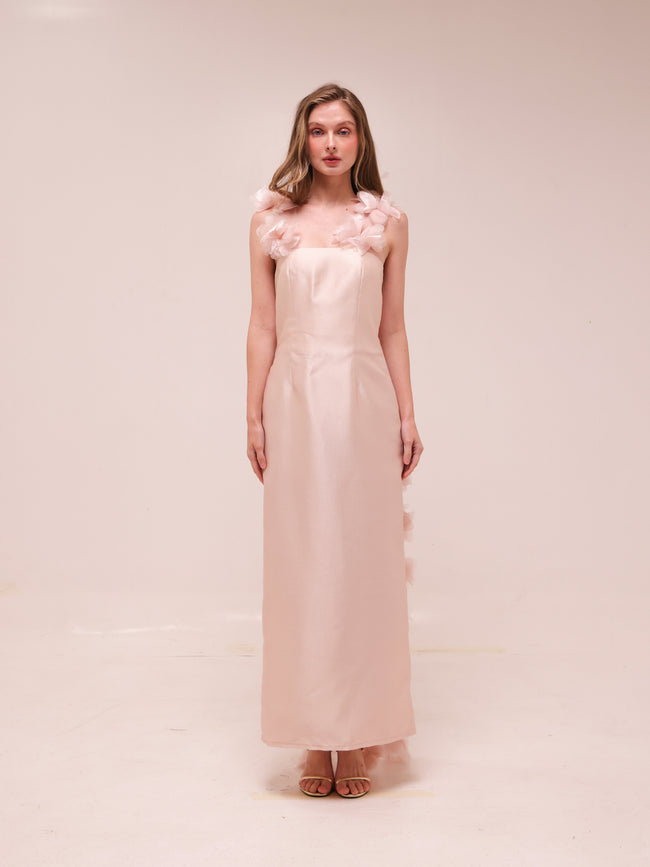 Amara Petal Sleeve Gown