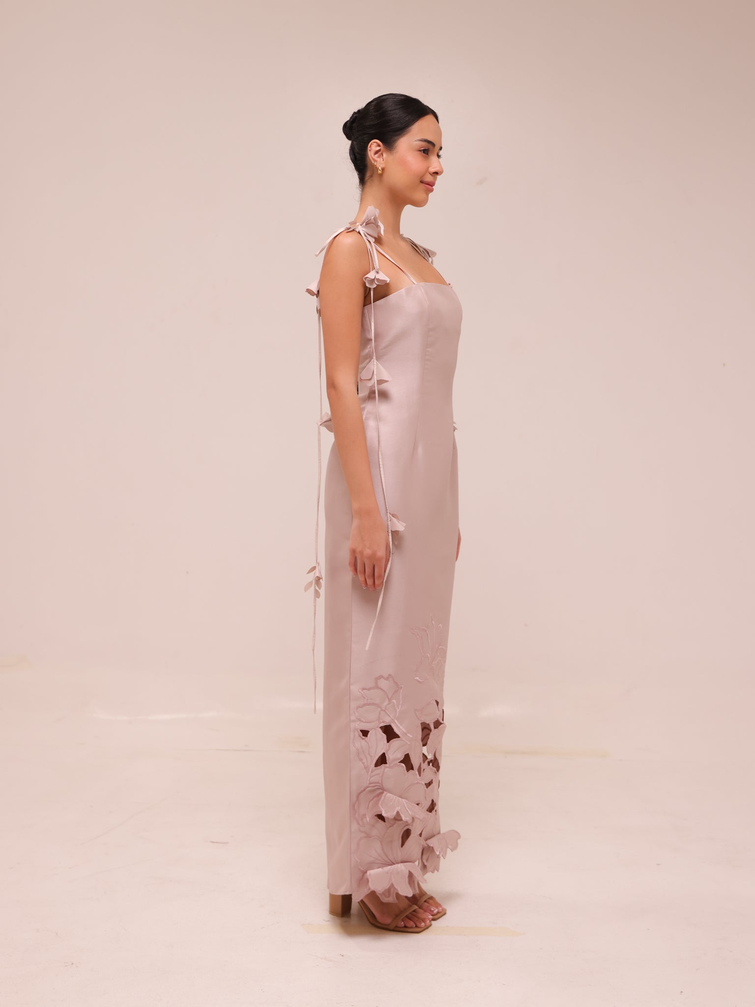 Lily Cutwork Slip Midi Dress