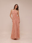 Lucine Ruched Silk Halter Dress