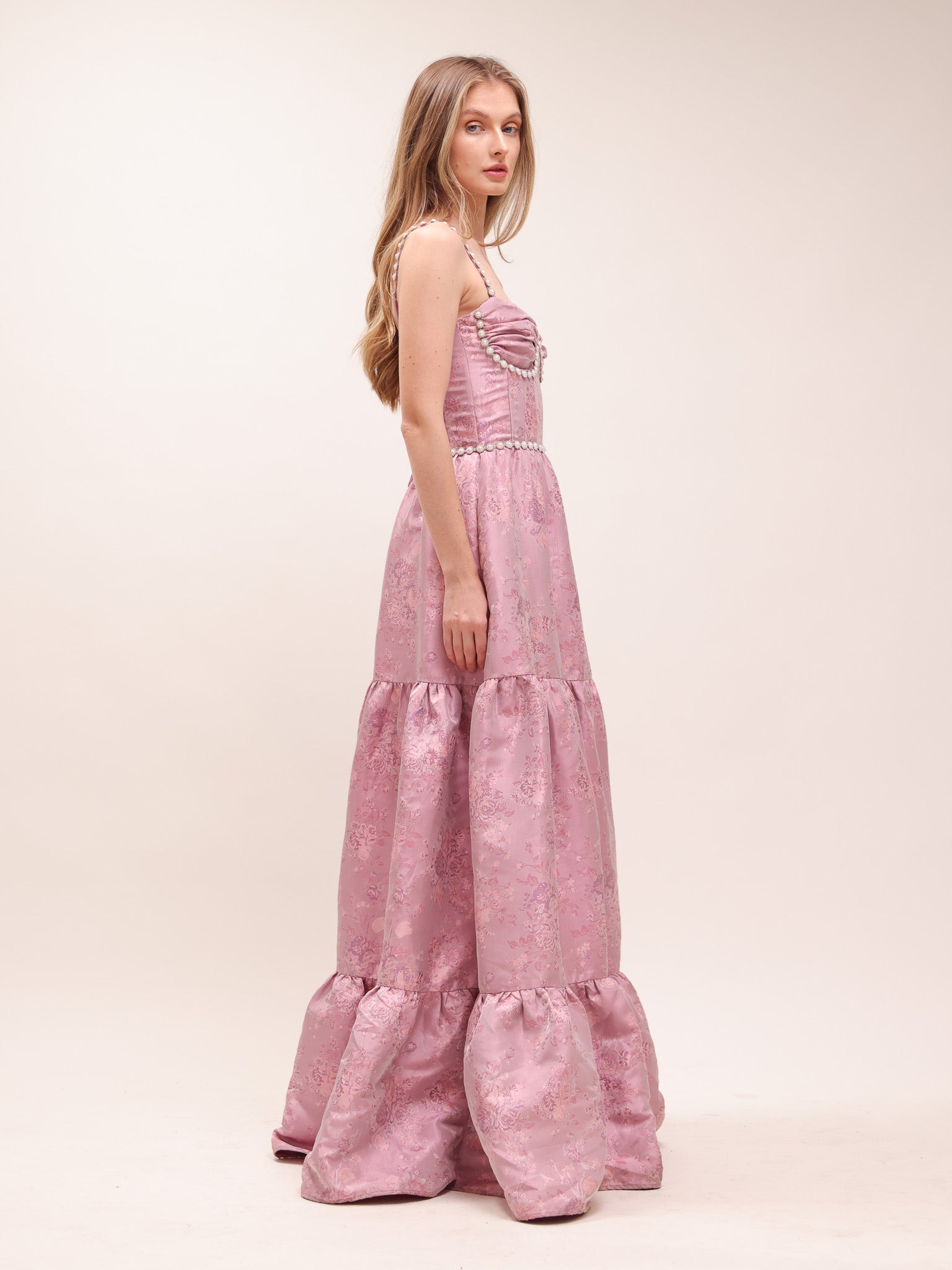 The Lucetta Dress in Orchid Haze Windsor
