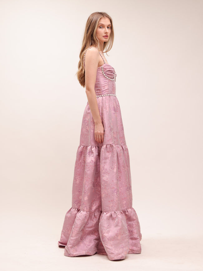 The Lucetta Dress in Orchid Haze Windsor