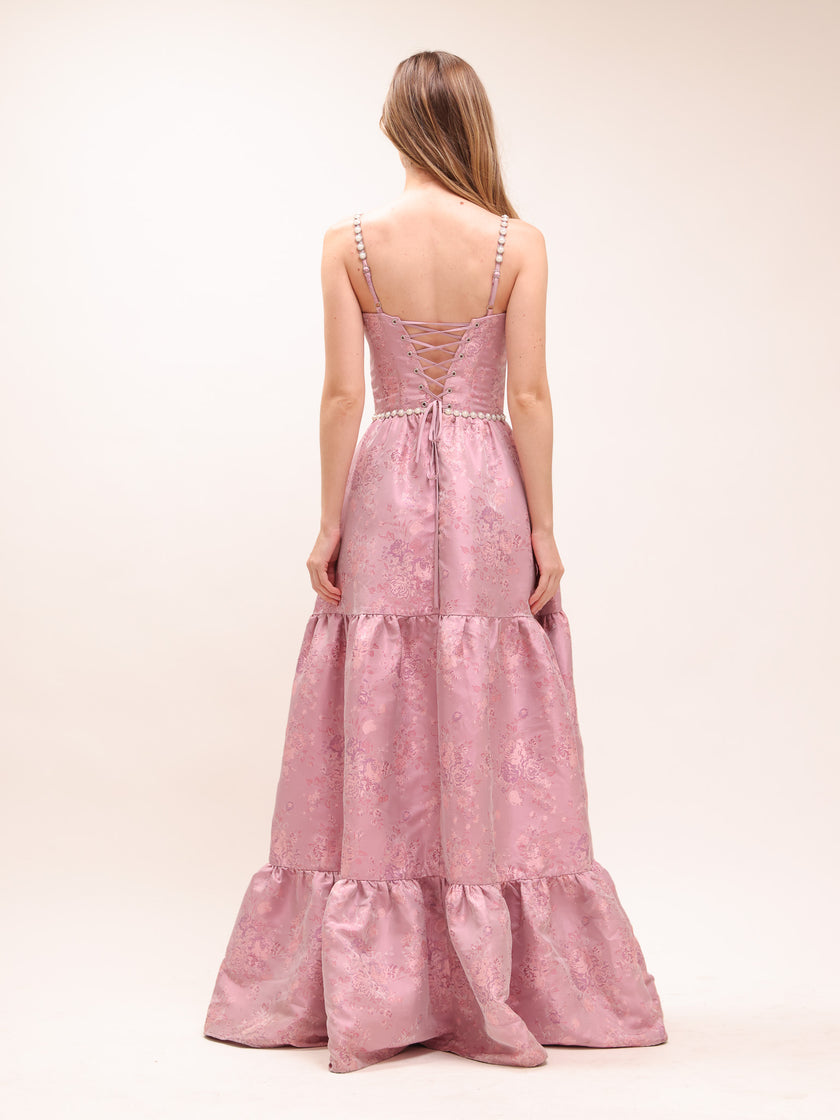 The Lucetta Dress in Orchid Haze Windsor