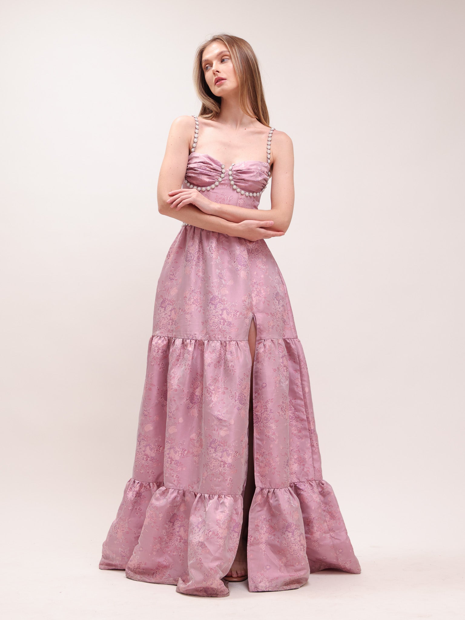 The Lucetta Dress in Orchid Haze Windsor