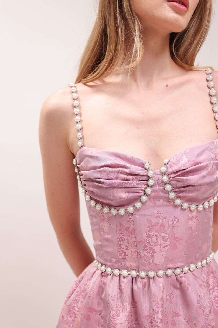 The Lucetta Dress in Orchid Haze Windsor
