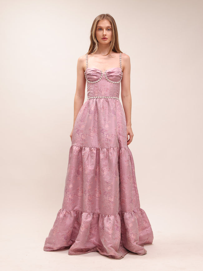 The Lucetta Dress in Orchid Haze Windsor