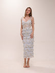 The Fiorenza Dress in Victorian Blue Roses