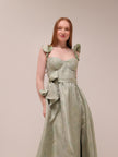 The Veronica in Sage Windsor Brocade