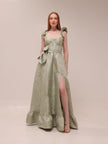 The Veronica in Sage Windsor Brocade