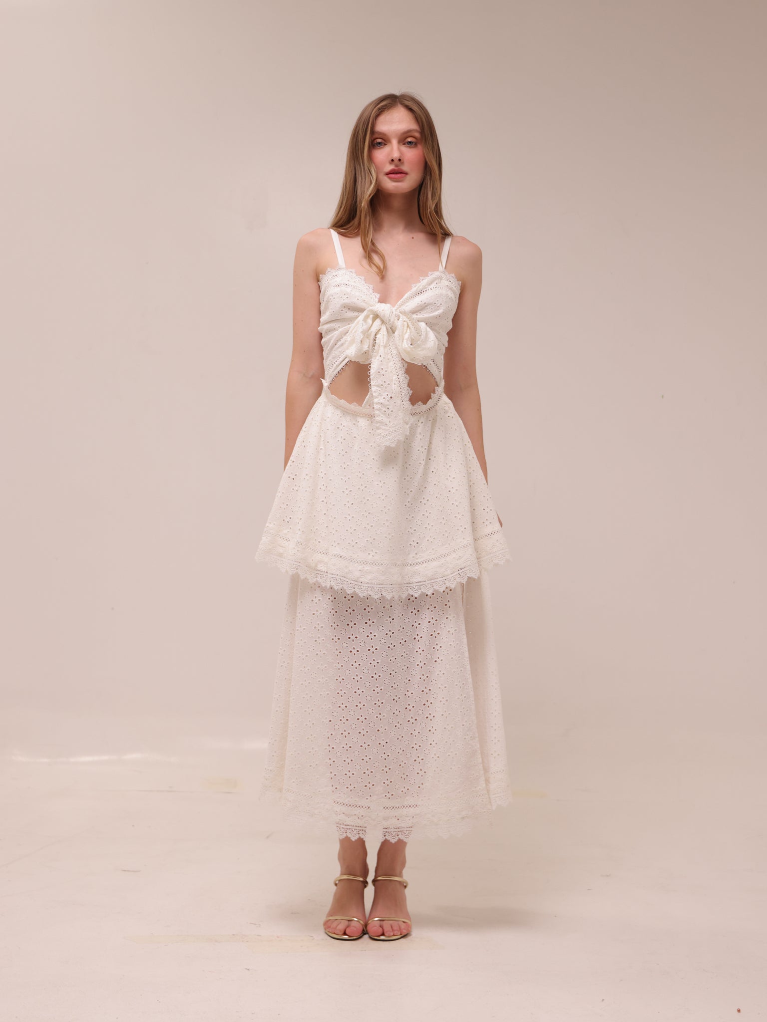 Panna Cotta Maxi Dress in White