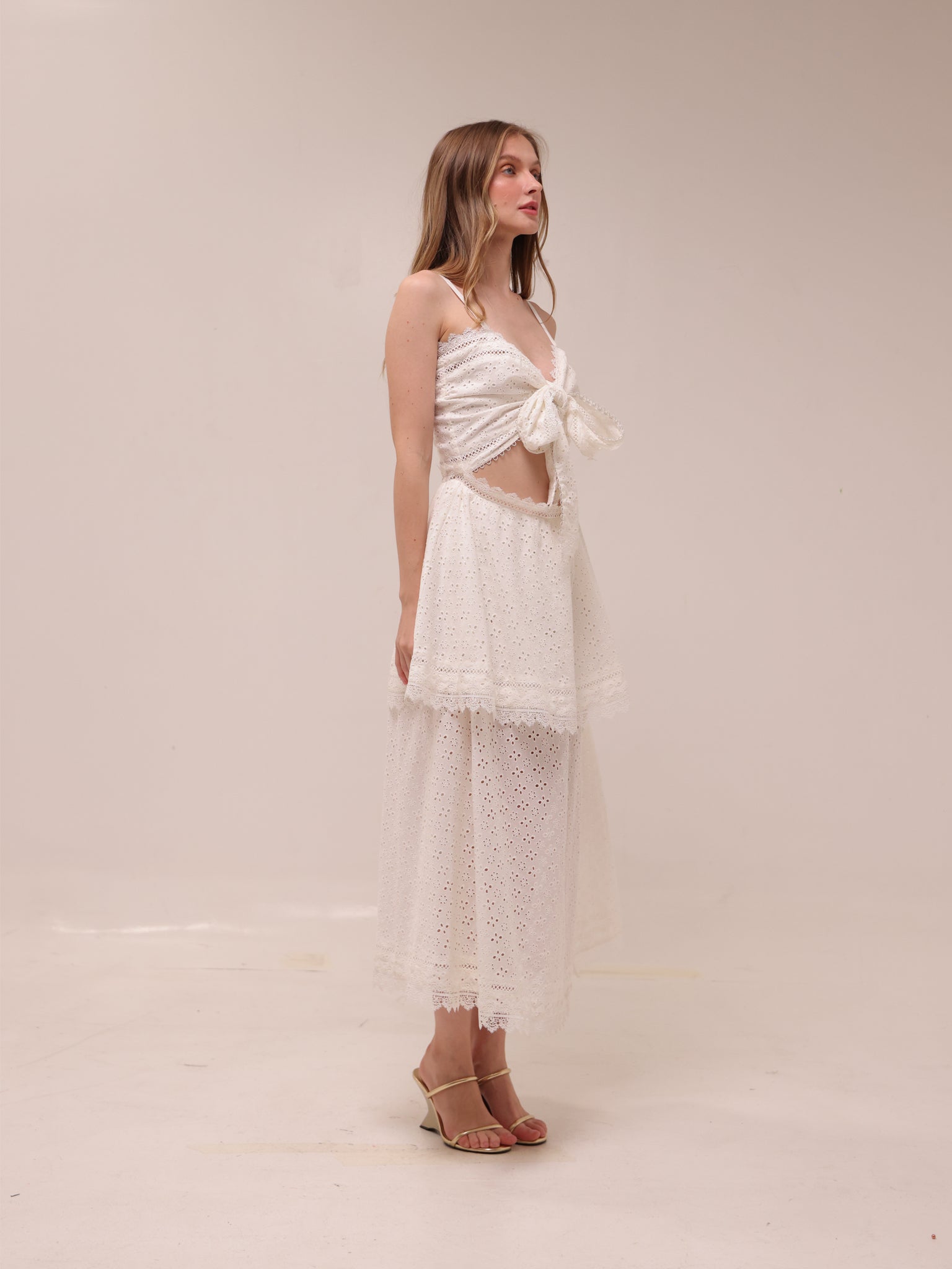 Panna Cotta Maxi Dress in White