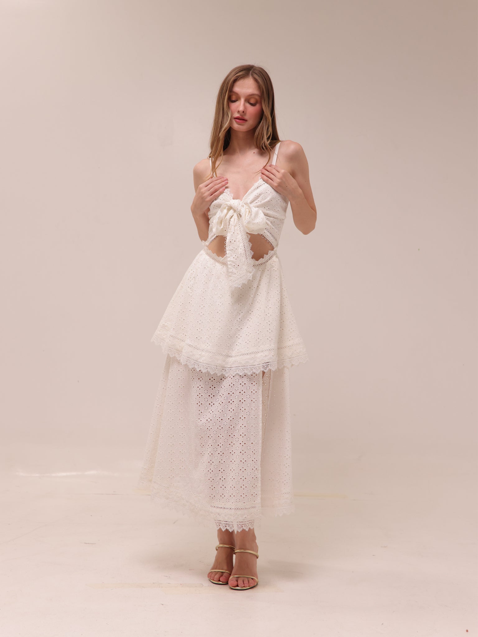 Panna Cotta Maxi Dress in White