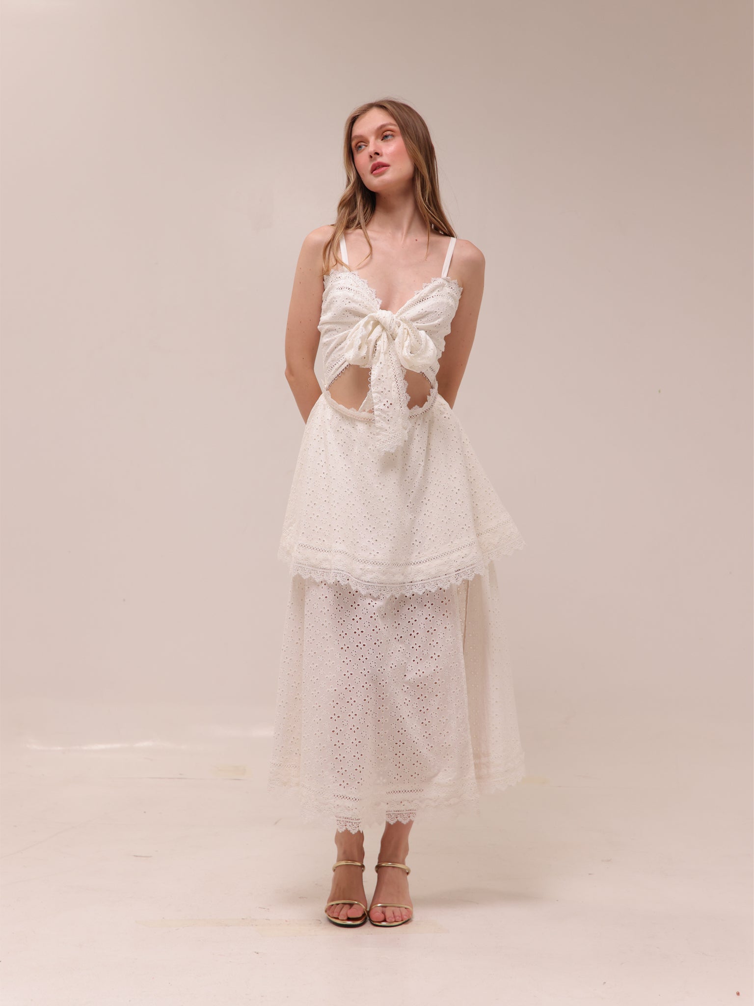 Panna Cotta Maxi Dress in White